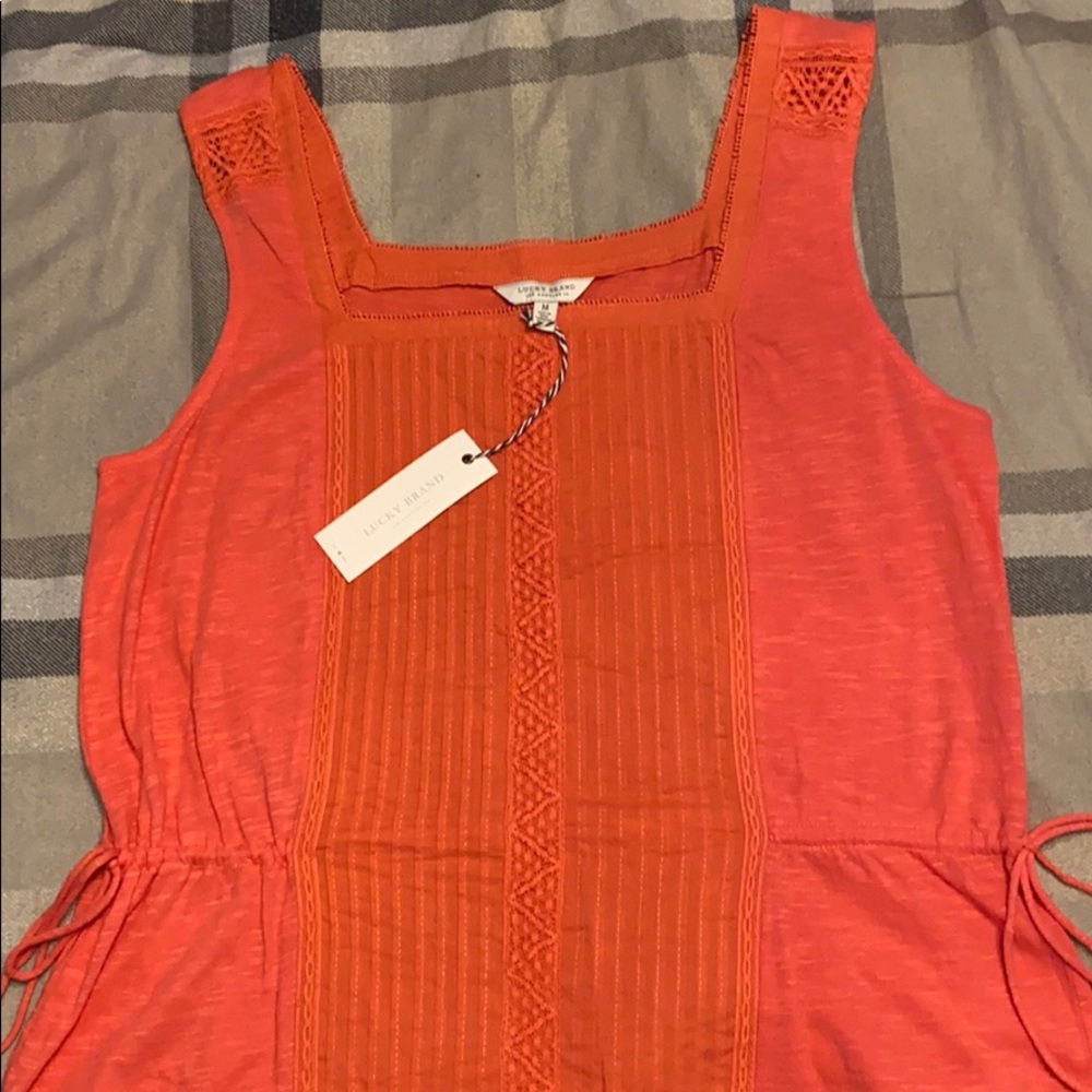 Lucky Brand square neck tank